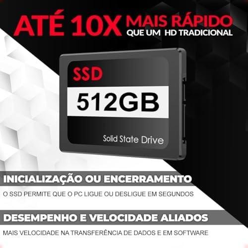  PC Gamer Completo Intel Core i7 16GB SSD 512GB Monitor 19