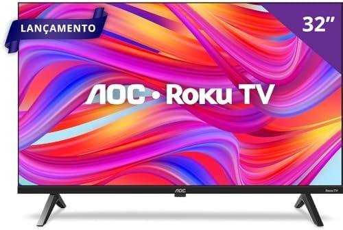 Smart TV AOC 32S5045 Roku 32″ HD vale a pena? Review e preço 2025