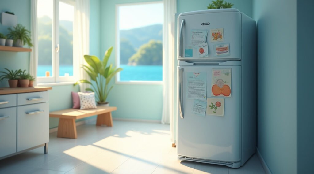 Ilustração detalhada sobre Truques para Reduzir o Gasto de Energia da Geladeira: guia completo com dicas e técnicas essenciais para resultados eficientes